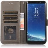 For Samsung Galaxy S8+ Skin Feel Embossed Sunflower Horizontal Flip Leather Case with Holder & Card Slots & Wallet & Lanyard(Gray)