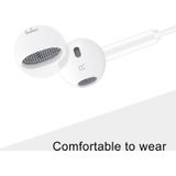 Original Huawei CM33 Type-C Headset Wire Control In-Ear Earphone with Mic  For Huawei P20 Series  Mate 10 Series(White)
