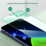 For iPhone 12 Pro Max ROCK 2.5D Green Light Eye Protection Anti-blue Light Full Screen Tempered Glass Film