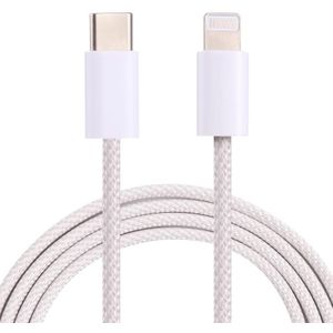 20W PD USB-C / Type-C tot 8 PIN-gegevenskabel  kabellengte: 1m