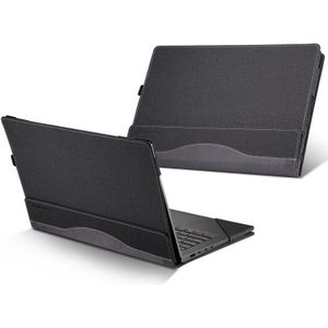 PU Leather Laptop Protective Case For HP Envy X360 15-BP / CN / DR / DS(Black)