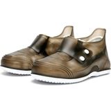 Lage teen schoen dekt mannen en vrouwen non-slip dikke bodem flip gesp waterdichte regenlaarzen  grootte: 38/39 (grijs)