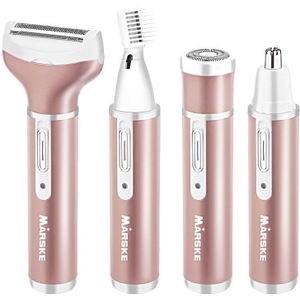 MARSKE Safe Hair Removal Electric Hair Removal Device For Women(EU Plug Rose Gold)