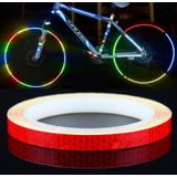 10 Rolls Fiets Mountainbike Motorfiets Sticker Auto Contour Reflecterende Sticker Night Riding Reflective Sticker 1 x 800cm