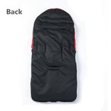 Winter and Autumn Baby Stroller Sleeping Bag Waterproof Stroller Foot Cover(Black)