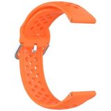 23mm For Fitbit Blaze / Fitbit Versa 2 Universal Sport Silicone Replacement Wrist Strap(Orange)