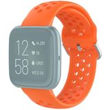 23mm For Fitbit Blaze / Fitbit Versa 2 Universal Sport Silicone Replacement Wrist Strap(Orange)