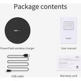 NILLKIN Power Flash Aramid Fiber Qi Standard Wireless Charger Charging Pad (Black)