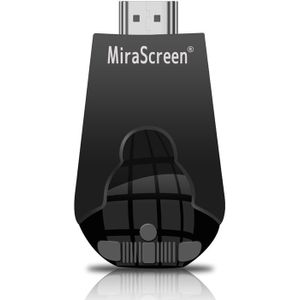 MiraScreen K4 Wireless Display Dongle WiFi HDMI TV Stick for Windows & Android & iOS & Mac OS(Black)