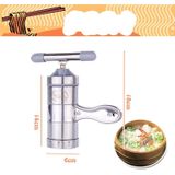 Huishoudelijke RVS handmatige Machine Hand druk Noodle Machine Noodle Pastamachine met 5 modellen