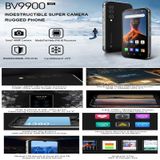 Blackview BV9900  8GB+256GB  IP68/IP69K Waterproof Dustproof Shockproof  Triple Rear Cameras  4380mAh Battery  Side-mounted Fingerprint Identification  5.84 inch Android 9 Pie MT6779V Octa Core up to 2.1GHz  NFC  Wireless Charge  Network: 4G(Black)