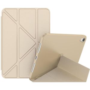 Dubbelzijdige matte vervorming TPU-tablet lederen tas met houder en slaap / waakfunctie voor iPad mini 6