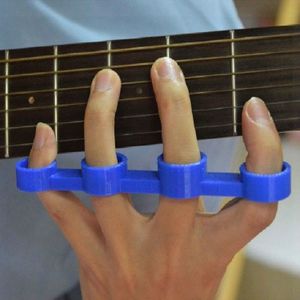 Gitaar vinger uitbreiding vinger kracht apparaat piano span praktijk vinger mouw  specificatie: Small (blauw)