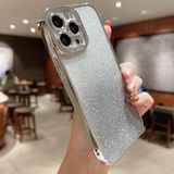 Voor iPhone X / XS Hoge transparante kleurverloop Glitter TPU-telefoonhoes