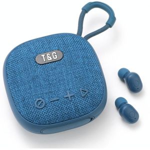 T&G TG-813 2 in 1 TWS Bluetooth-luidsprekeroortelefoon met oplaaddoos