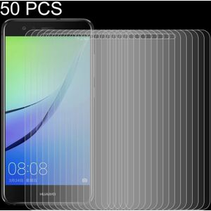 50 PCS 9H 2.5D Tempered Glass Film for Huawei nova Lite