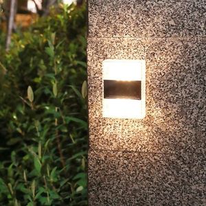 6 LED Solar Night Light Home Outdoor Decoratieve tuinlamp (warm licht)
