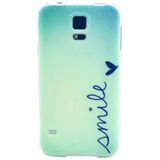 SMILE Pattern TPU Protective Case for Galaxy S5 / G900