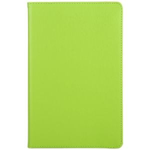 For Samsung Galaxy Tab A7 T500 Litchi Texture Horizontal Flip 360 Degrees Rotation Leather Case with Holder(Green)
