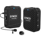 SYNCO Engragal  Wireless Microphone System 2.4GHz Interview Lavalier Lapel Mic Receiver Kit For Phones DSLR Tablet Camcorder Configuration G1 (A1)