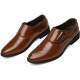 Spring Casual Tide Schoenen Jurk Schoenen Mannen Britse puntige schoenen  maat:44 (Bruin)