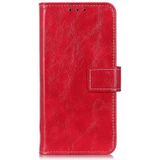 For Xiaomi Mi 11 Retro Crazy Horse Texture Horizontal Flip Leather Case with Holder & Card Slots & Photo Frame & Wallet(Red)