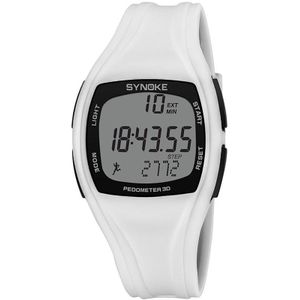 Syneke 9105 Multifunctionele sporttijd Record Waterdichte stappenteller Elektronisch horloge