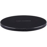 Q21 Fast Charging Wireless Charger Station with Indicator Light  For iPhone  Galaxy  Huawei  Xiaomi  LG  HTC and Other QI Standard Smart Phones (Black)