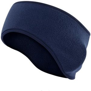 Autumn and Winter  Outdoor Sports Sweat-absorbent Breathable Warm Earmuffs Fleece Headband for Men / Women(Royal Blue)