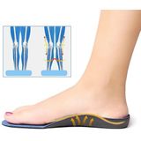 Een paar flatfoot orthesen Cubitus Varus orthopedische voeten kussen pads zorg inlegzolen  schoenmaat: XS (34-37)