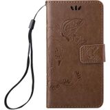 For iPhone 6 Plus & 6s Plus Crazy Horse Texture Printing Horizontal Flip Leather Case with Holder & Card Slots & Wallet & Lanyard(Brown)