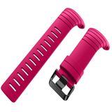 Smart Watch Silicone Wrist Strap Watchband for Suunto Core(Rose Red)