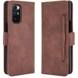 For Xiaomi Mi Mix Fold Skin Feel Calf Pattern Horizontal Flip Leather Case with Holder & Card Slots & Photo Frame(Brown)