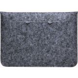11.6 inch Universal Fashion Soft Sleeve Bag Case Tablet Laptop Felt Bag for MacBook Air 11.6 inch  Size: 33x22x1cm(Black)