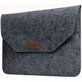 11.6 inch Universal Fashion Soft Sleeve Bag Case Tablet Laptop Felt Bag for MacBook Air 11.6 inch  Size: 33x22x1cm(Black)