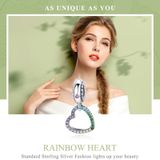 S925 Sterling Silver Skull Simple Heart Pendent DIY Bracelet Necklace Accessories  Style:Pendent