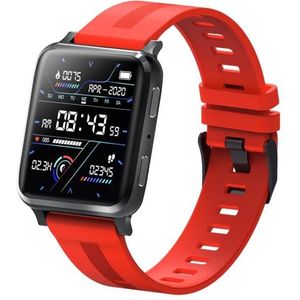 F30 1.54 inch TFT Touch Screen IP67 Waterproof Smart Watch  Support Sleep Monitoring / Heart Rate Monitoring / Music Playing / Women Menstrual Cycle Reminder(Red)