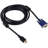 HDMI Male to VGA Male 15PIN Video Cable(Black)