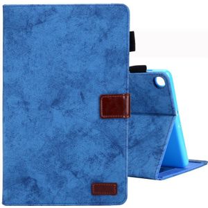 For Galaxy Tab A 8.0 & S Pen (2019) Business Style Horizontal Flip Leather Case  with Holder & Card Slot & Photo Frame & Sleep / Wake-up Function(Blue)