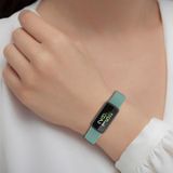 Voor Fitbit Inspire 3 Effen kleur siliconen horlogeband  maat: S