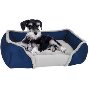 Creative Cat Litter Pad Autumn Winter Warm Dog Bed Pet Breathable Nest  Specification: L(Dark Blue)