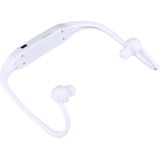 506 Life Waterproof Sweatproof Stereo Wireless Sports Earbud Earphone In-ear Headphone Headset with Micro SD Card Slot  For Smart Phones & iPad & Laptop & Notebook & MP3 or Other Audio Devices  Maximum SD Card Storage: 8GB(White)