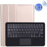 A11B-A 2020 Ultra-thin ABS Detachable Bluetooth Keyboard Protective Case for iPad Pro 11 inch (2020)  with Touchpad & Pen Slot & Holder (Gold)