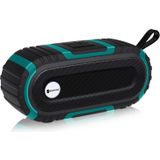 New Rixing NR5016 Wireless Portable Bluetooth Speaker Stereo Sound 10W System Music Subwoofer Column  Support TF Card  FM(Green)