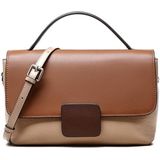 7487 All-Match Shoulder Messenger Bag Women Handbag(Caramel)
