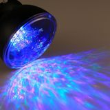 Hypnosis Ocean Wave Projector LED Night Light  12 LEDs USB Charge Novelty Atmosphere Lamp with Remote Control & 7 Light Modes  Support TF Card / Audio Input  Built-in 4 Hypnosis Music  DC 5V(Black)