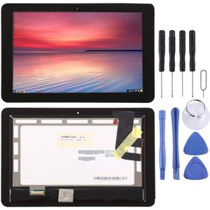 LCD Screen and Digitizer Full Assembly for ASUS Chromebook Flip C100PA 10 inch(Black)