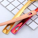 304 Stainless Steel Oil Spoon Thickened Soup Spoon Pouring Sauce Spoon  Specification:  Rose Gold