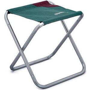 ShineTrip Outdoor Large Folding Stool Outdoor Camping Fishing Portable Folding Stool(Dark Green)