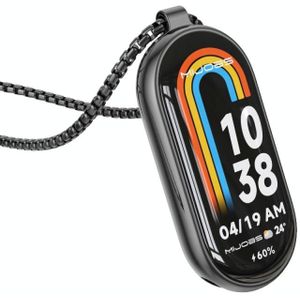 Voor Xiaomi Mi Band 8 Mijobs metalen hanger roestvrijstalen horlogeketting